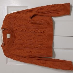 Harper Heritage chunky cable knit crew neck sweater size Medium